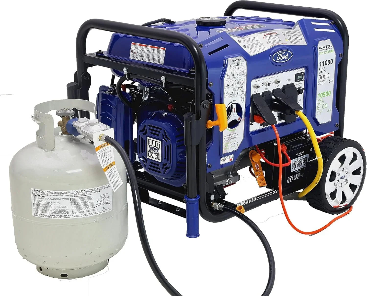 Ford 11,050 Watt Dual Fuel Portables Generators FG11050PBE