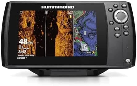 Humminbird Helix 7 G4 GPS Fish Finder with Transducer, MEGA Side Imagings.