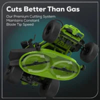 Greenworks 60V 42″ Cordless Battery CrossoverT Riding Lawn Mowers.