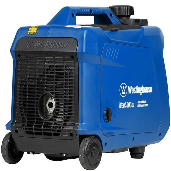 4,000-Watt Gas Powered Portable Inverter Generator with Recoil Start, LED Data Centers.
