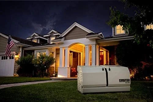 Champion Power Equipment 100177 8.5-kW Home Standby Generators with 50-Amp Outdoor-Rated Automatic Transfer Switchs