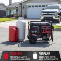 DuroMax DS13000MX Dual Fuel Portable Generators.