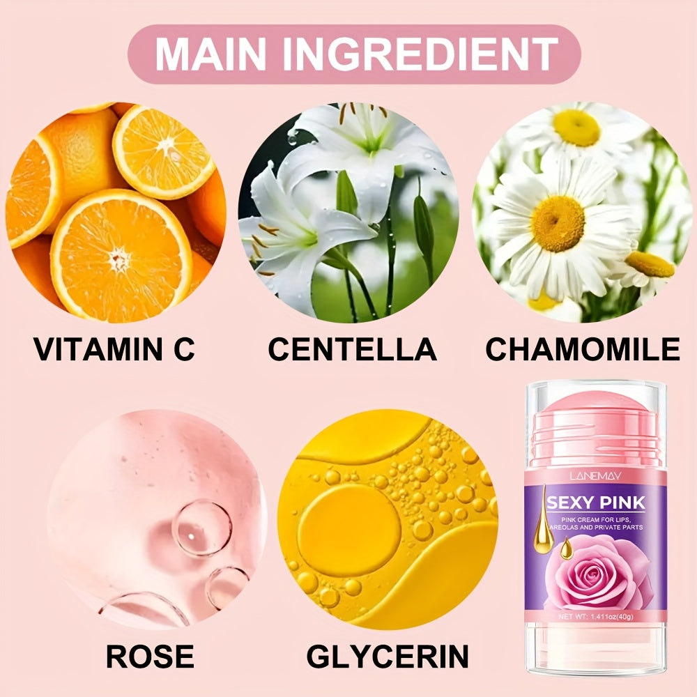 Woman's Secret Cream with Vitamin & Rose - Make the Skin Bright and Translucent, Improve Rough Skin - Suitable for Various Parts
