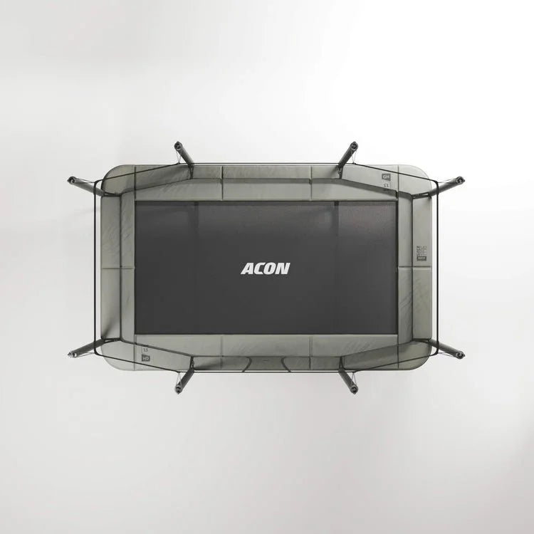 Acon 13 HD Rectangular Trampoline with Net and Ladder