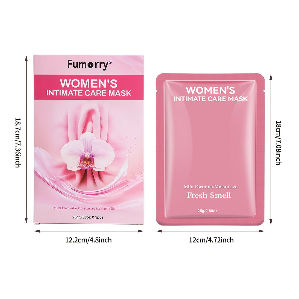 5pcs-Women'S Intimate Care Mask, Contains Vitamin C, Nicotinamide, Tea Tree, for Inner Thigh Skin Moisturized, Deep Moisturizing, for Female Smooth Skin Care