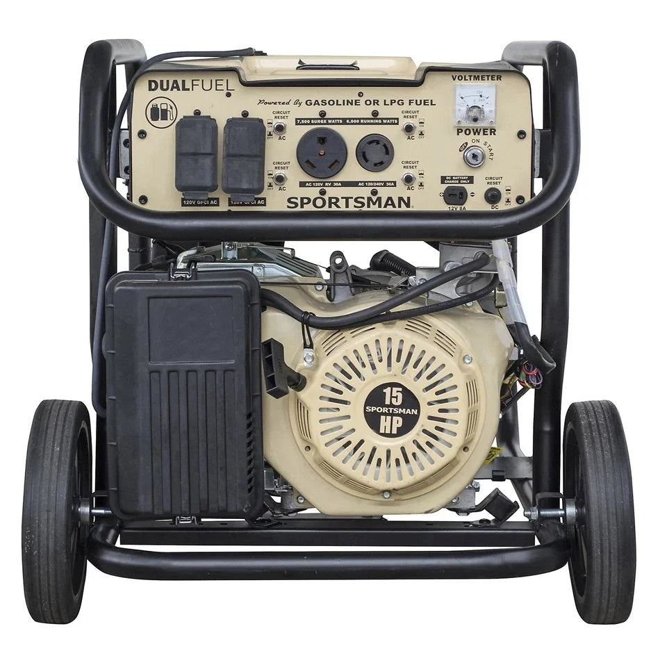 Sportsman 7500 Watt Dual Fuel Generators.