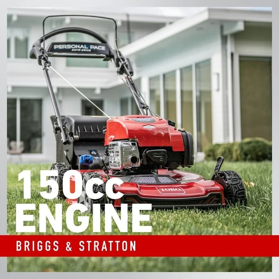 Toro 22″ Electric-Start Recycler Personal Pace Self-Propelled Gas Lawn Mowers.