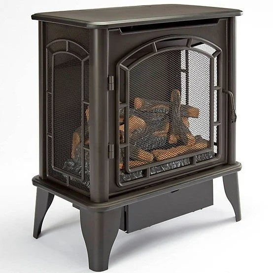 Bluegrass Living Panorama Vent Free Duals Fuel 3-Sided Gas Stove BTSD23RT.