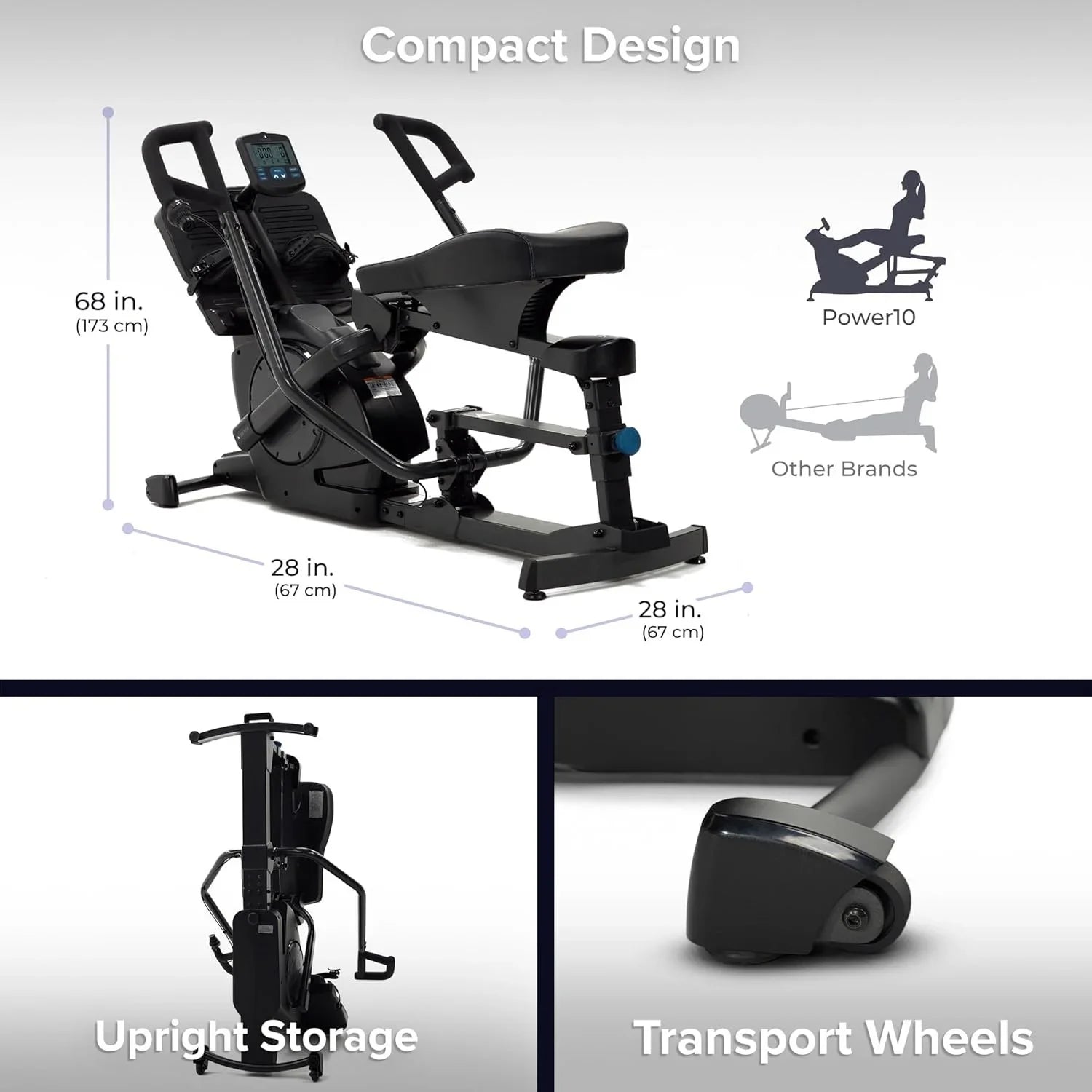 Teeter Power10 Elliptical Rowers.