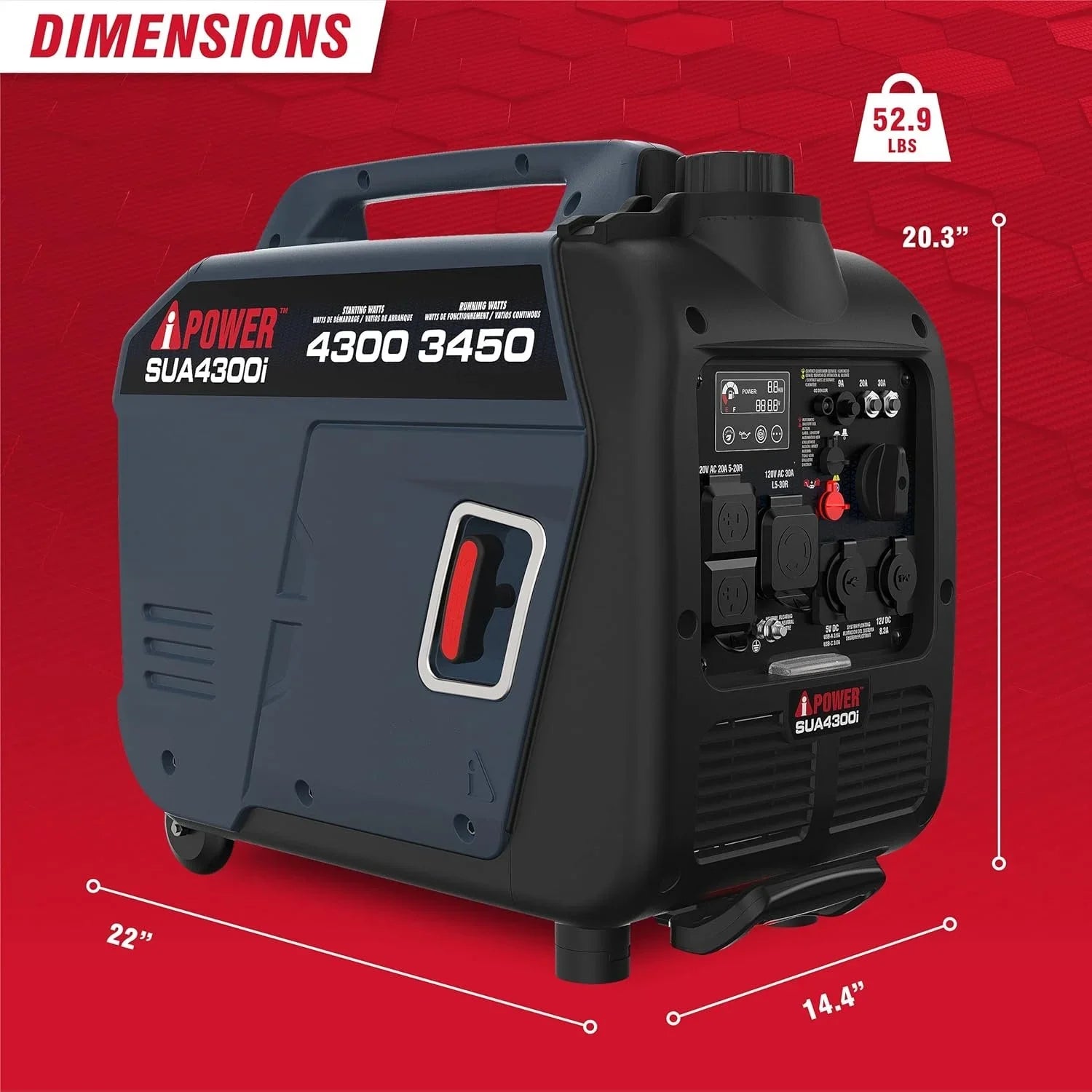 A-iPower 4300-Watt Inverter Generators.