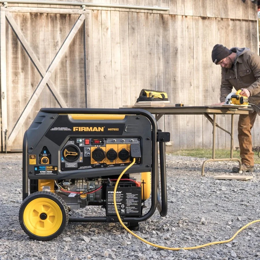 Firman H07552 9400W Dual Fuel Generators.