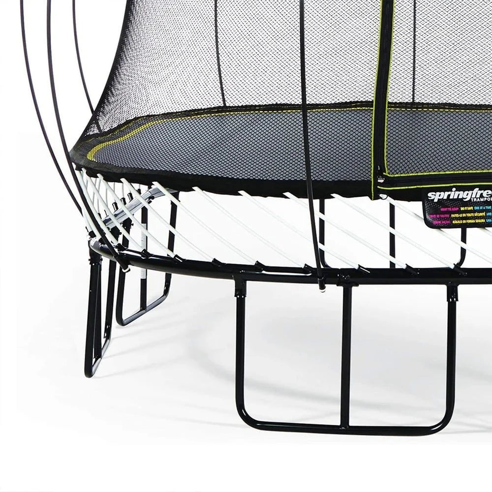 Springfree Kids 11 ft. Outdoor Large Square Trampoline with Enclosure