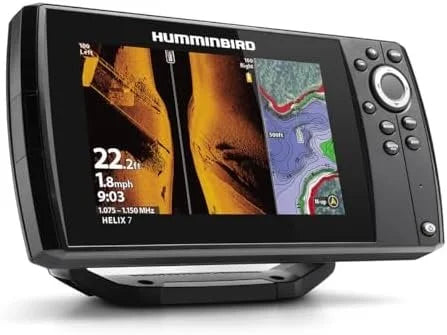Humminbird Helix 7 G4 GPS Fish Finder with Transducer, MEGA Side Imagings.