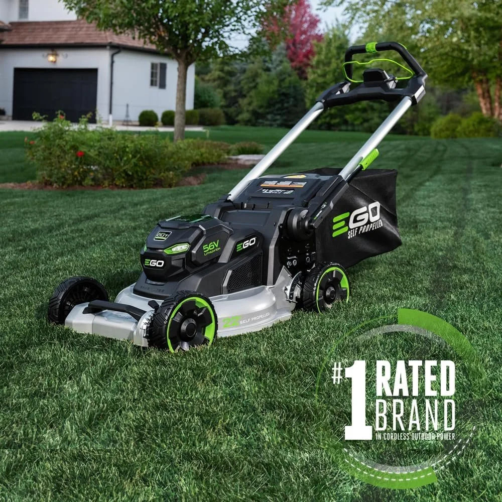 EGO Power+ LM2200SP 22″ Aluminum Deck Select Cut Self-Propelled Lawn Mowers.