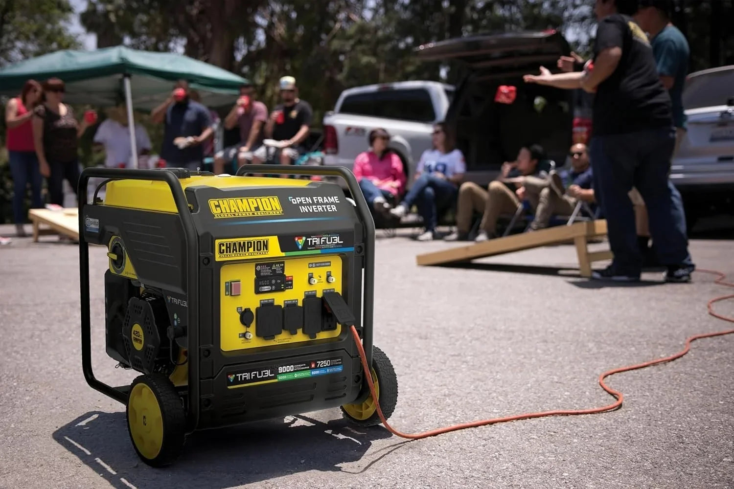 Champion 201176 9000W Tri-Fuel Open Frame Inverter Generators.
