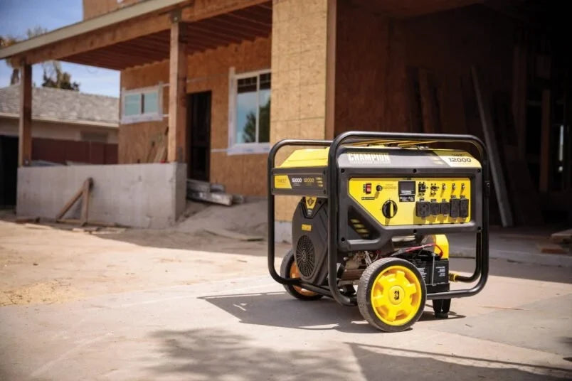Champion Power Equipment 12,000-Watt Electric Start Dual Fuel Homes Backup Portable Generator with CO Shields