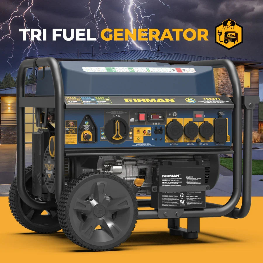 Firman 11600W Tri Fuel Portable Generators.