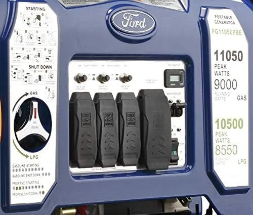 Ford 11,050 Watt Dual Fuel Portables Generators FG11050PBE