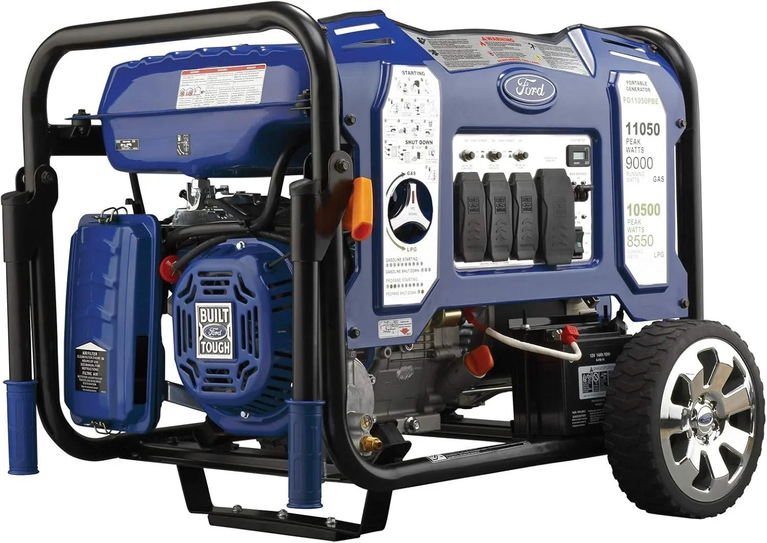 Ford 11,050 Watt Dual Fuel Portables Generators FG11050PBE