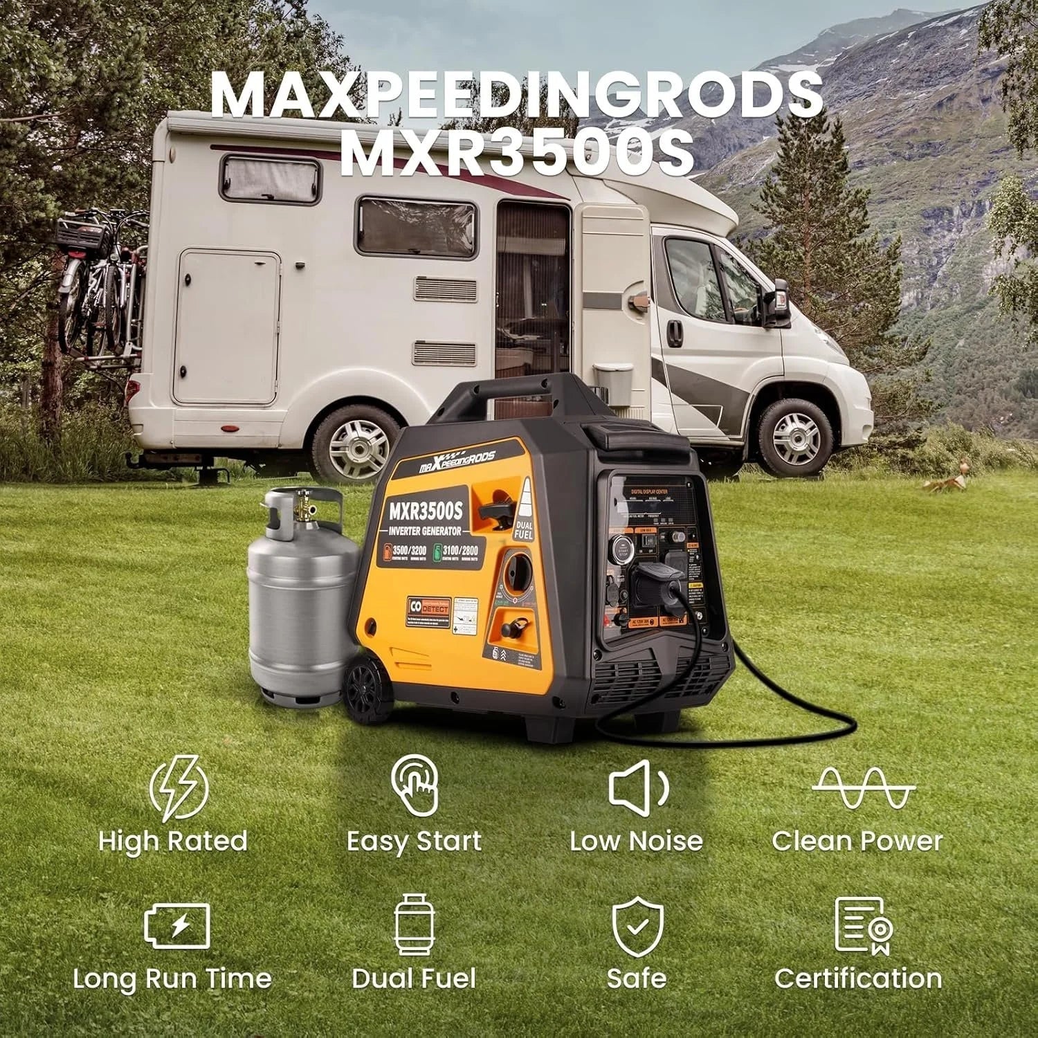 Maxpeedingrods 3500 Watt Portable Super Quite Electric Machines.