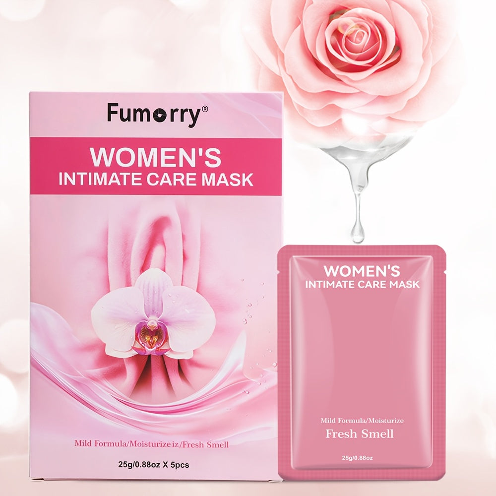 5pcs-Women'S Intimate Care Mask, Contains Vitamin C, Nicotinamide, Tea Tree, for Inner Thigh Skin Moisturized, Deep Moisturizing, for Female Smooth Skin Care