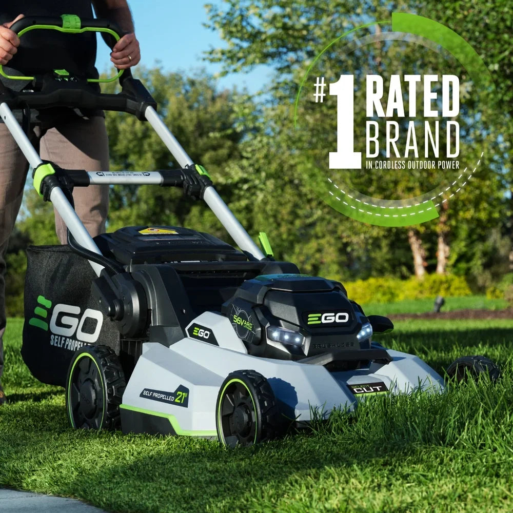 EGO 21in Select Cut Self Propelled Mower with Touchs Drive Includes G3 7.5 Batterys &amp; 550w Charger (REGLM2135SP)