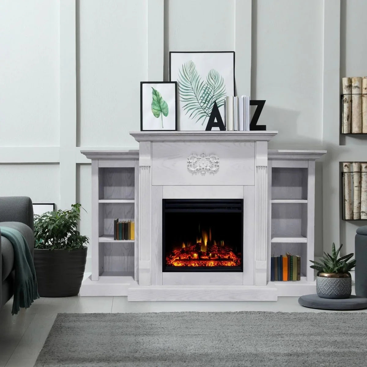 Cambridge Sanoma Electric Fireplace and Displays.