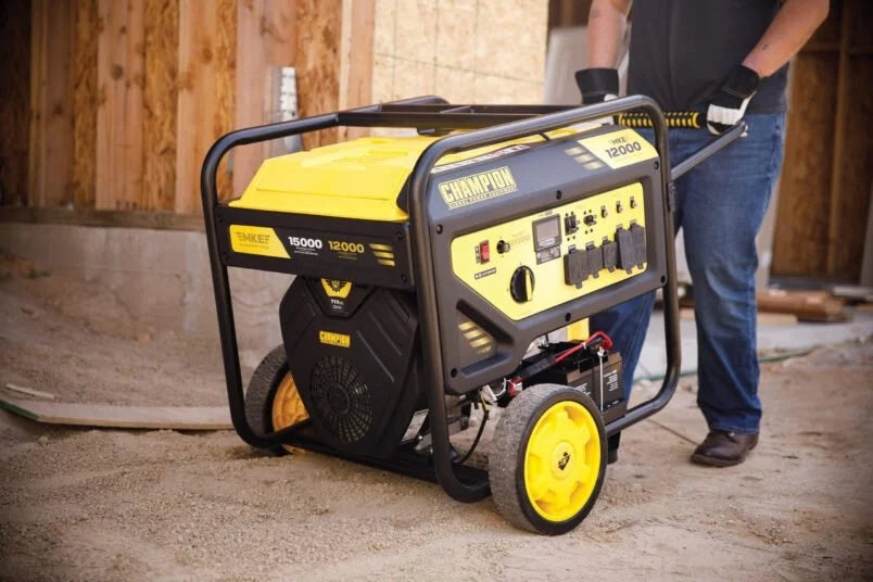 Champion Power Equipment 12,000-Watt Electric Start Dual Fuel Homes Backup Portable Generator with CO Shields