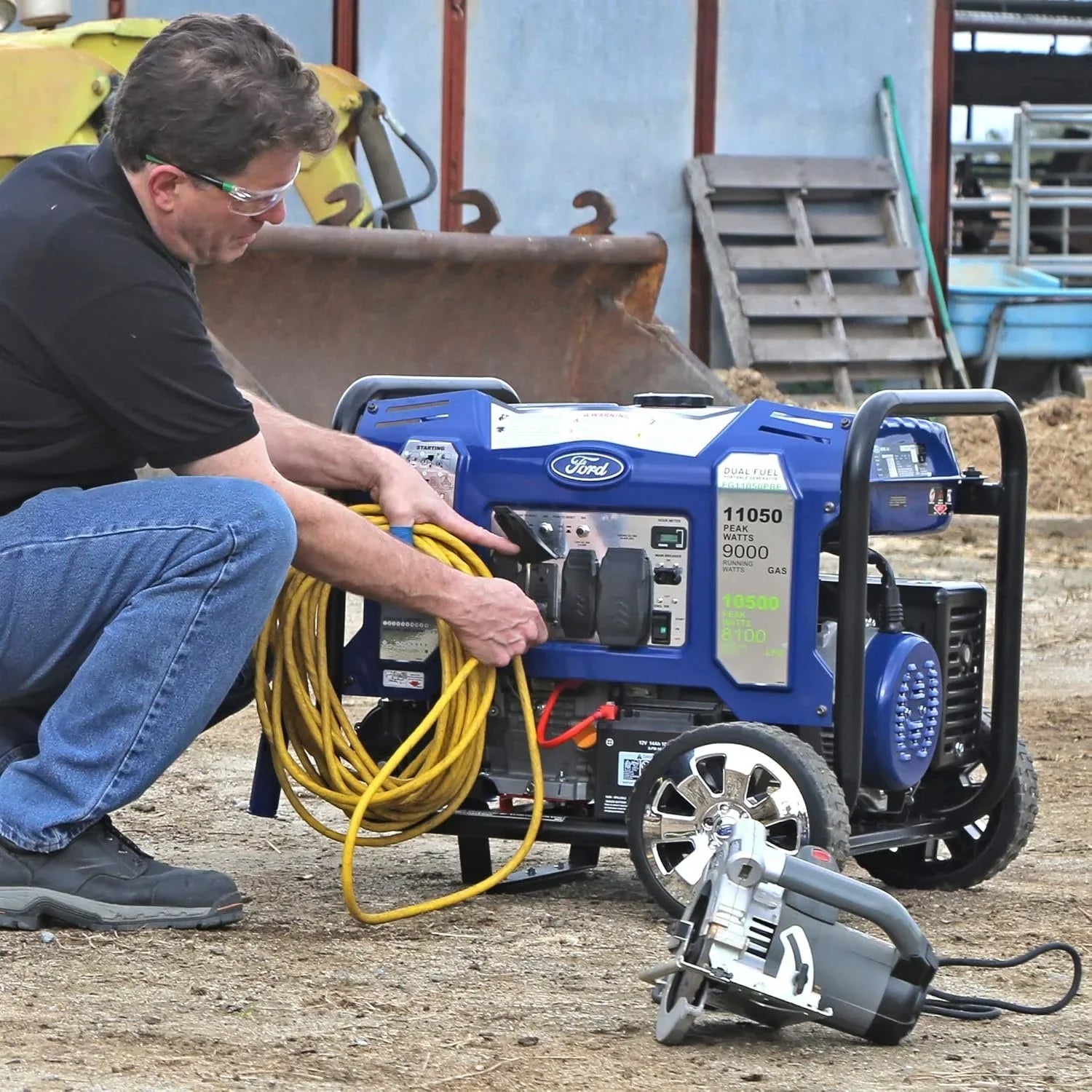 Ford 11,050 Watt Dual Fuel Portables Generators FG11050PBE