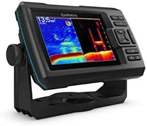 Garmin Striker Vivid 5cv, Easy-to-Use 5-inch Color Fishfinder and Sonars Transducer, Vivid Scannings Sonar Color Palettes (010-02551-00)
