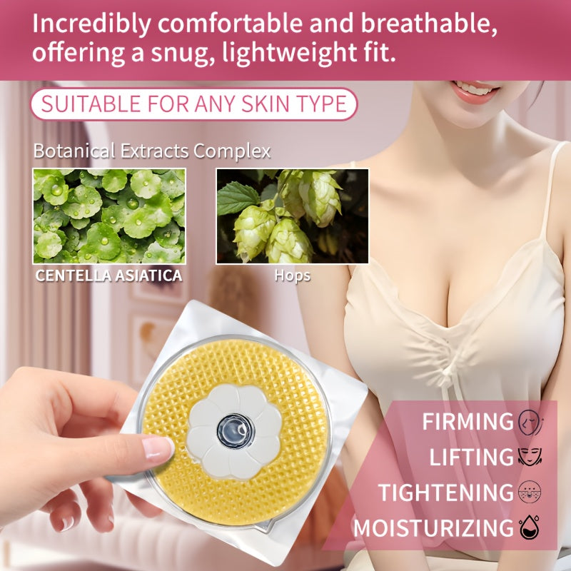Collagen Instant Lifting & Firming Breast Patches, Designed to Lift, Firm, and Moisturize for Softer, Plumper, and More Hydrated Breast Skin. Suitable for All Skin Types