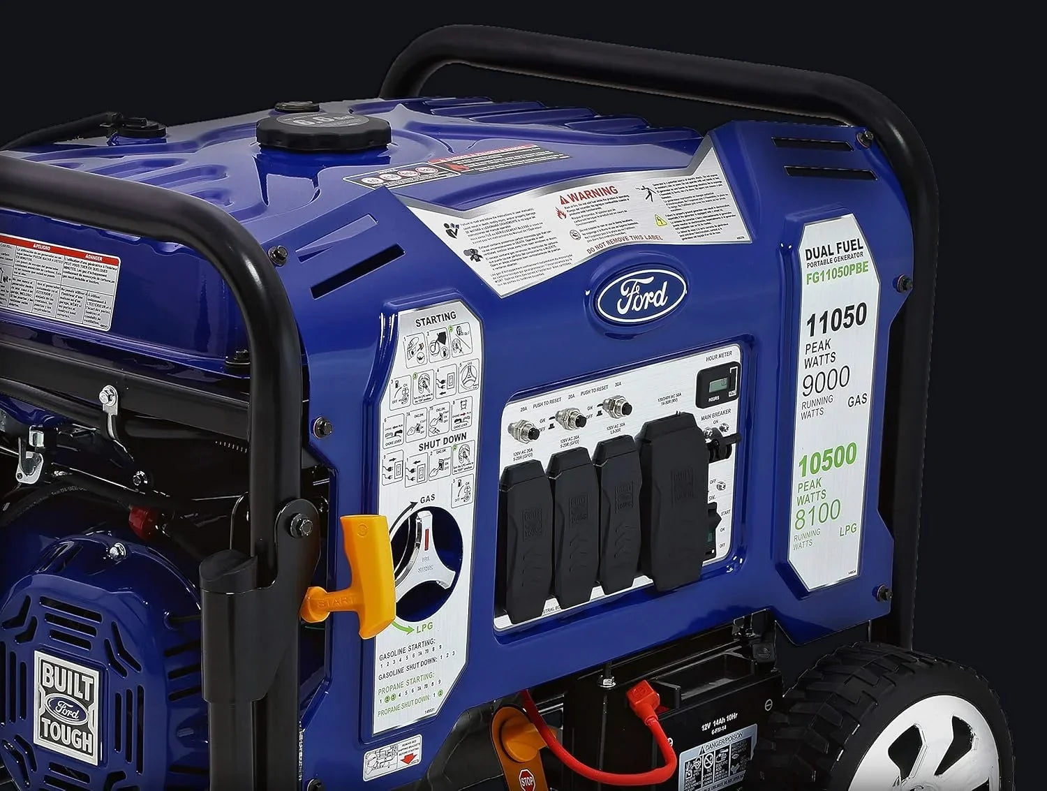 Ford 11,050 Watt Dual Fuel Portables Generators FG11050PBE
