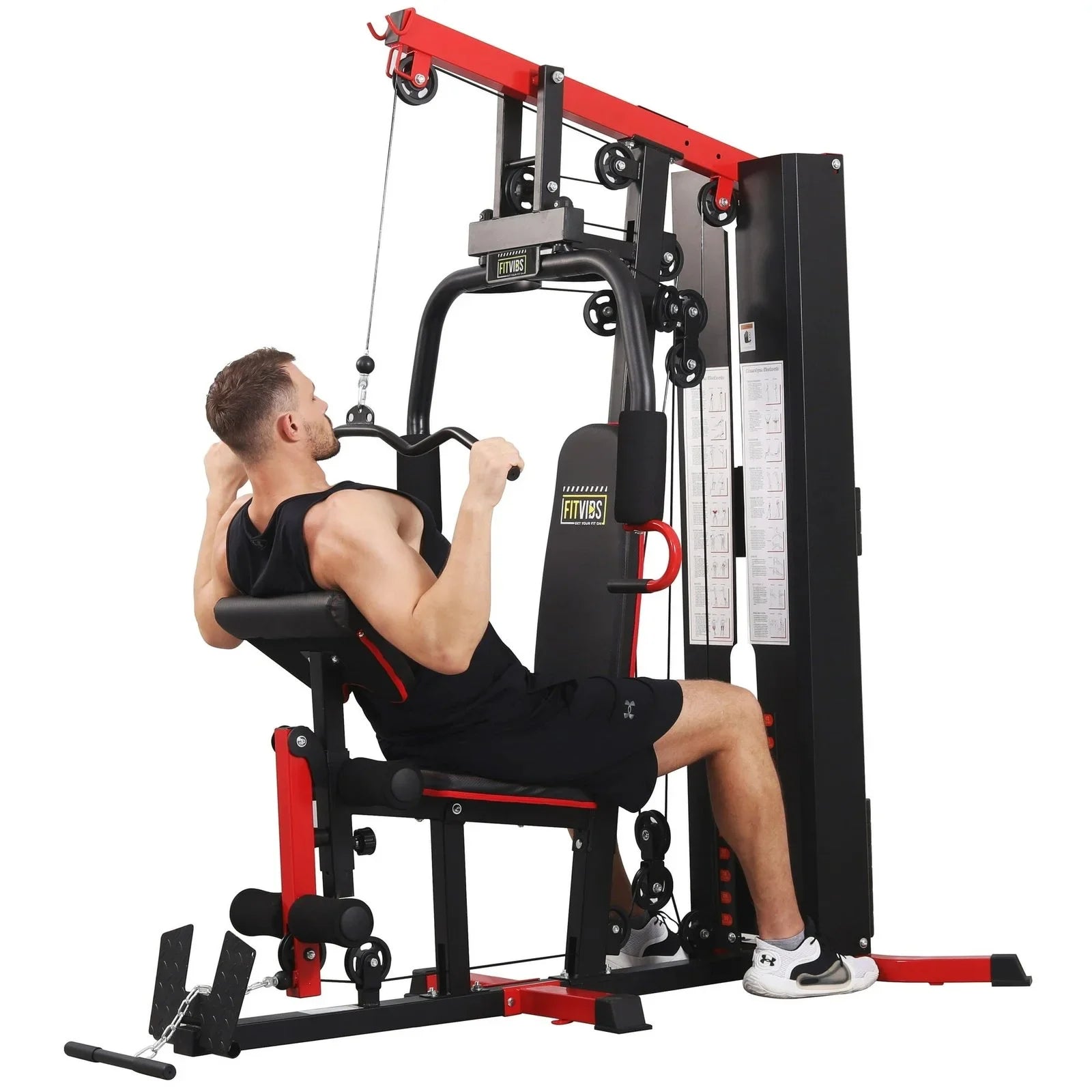 Fitvids LX750 Multifunctional Full Home Gym System Workout Station