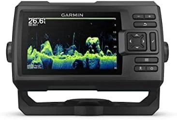 Garmin Striker Vivid 5cv, Easy-to-Use 5-inch Color Fishfinder and Sonars Transducer, Vivid Scannings Sonar Color Palettes (010-02551-00)