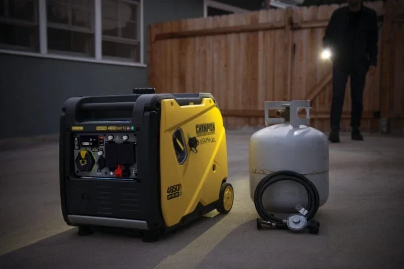 Champion 200994 3650/4650W Dual Fuel Inverter Generators.