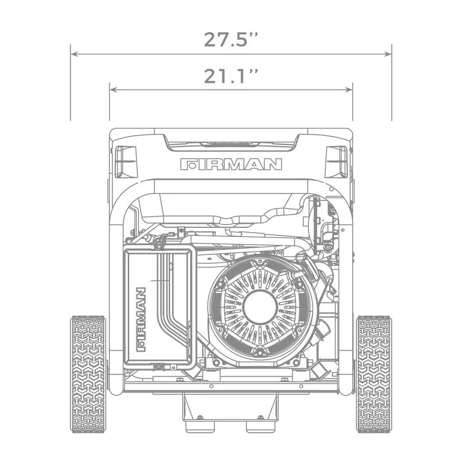 Firman H07552 9400W Dual Fuel Generators.
