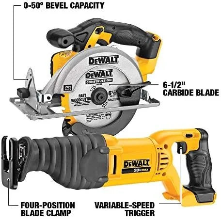 Dewalt DCK940D2R 20V MAX Lithium-Ion 9-Tool Cordless Combo Kit (Renewed)