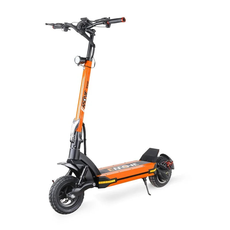 EMOVE Cruiser V2 – 52V and 60V Quad Suspension 62-Mile Long-Range Scooters.