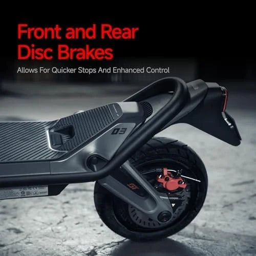 Segway SuperScooter GT3, 31 MPH w/ 45-Mile Long Range, 2400W Peak Motor, Dual Hydraulic Suspension, Self-Sealing Tires, Flash Charging Electrics Scooters for Adults, UL 2272/2271 Certified, Gen3