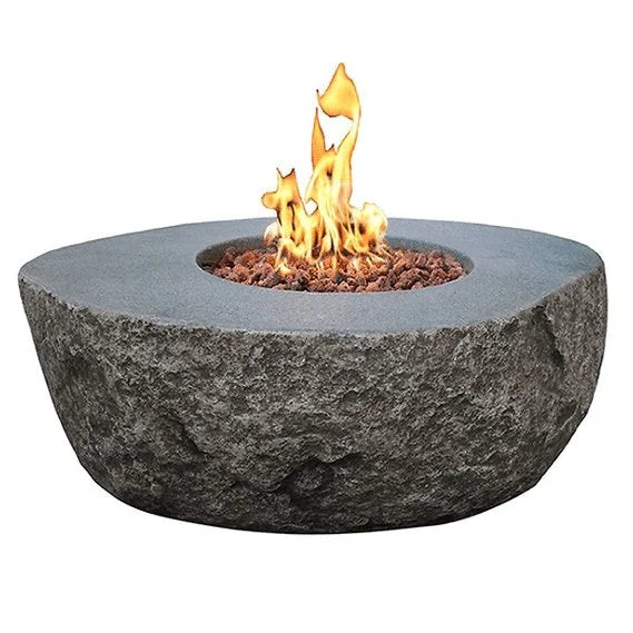 Elementi Boulder Outdoor Fire Pits Tables