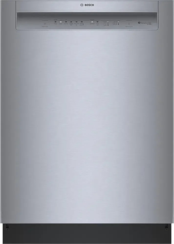 Bosch – 100 Series 24″ Front Control Smarts Built-In Hybrid Tub Dishwashers with PureDry, 50 dBA – Stainless Steel