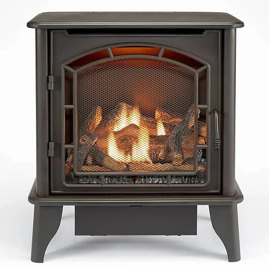 Bluegrass Living Panorama Vent Free Duals Fuel 3-Sided Gas Stove BTSD23RT.