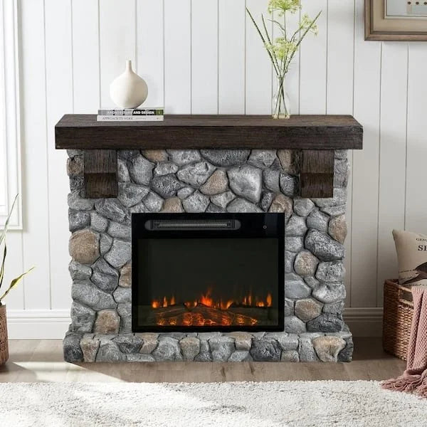 Festivo 44 in. Freestanding Electrics Fireplaces