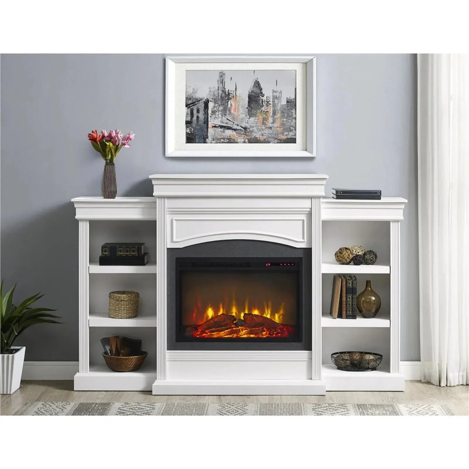 Ameriwood Home Lamont Mantel Fireplaces.