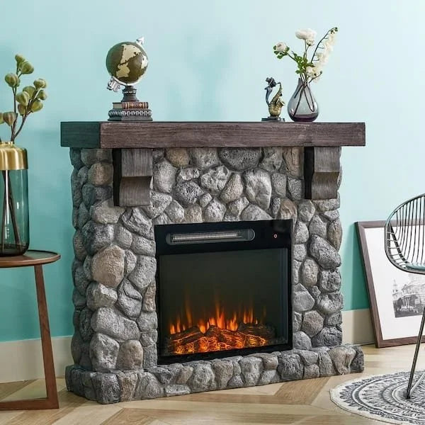 Festivo 44 in. Freestanding Electrics Fireplaces