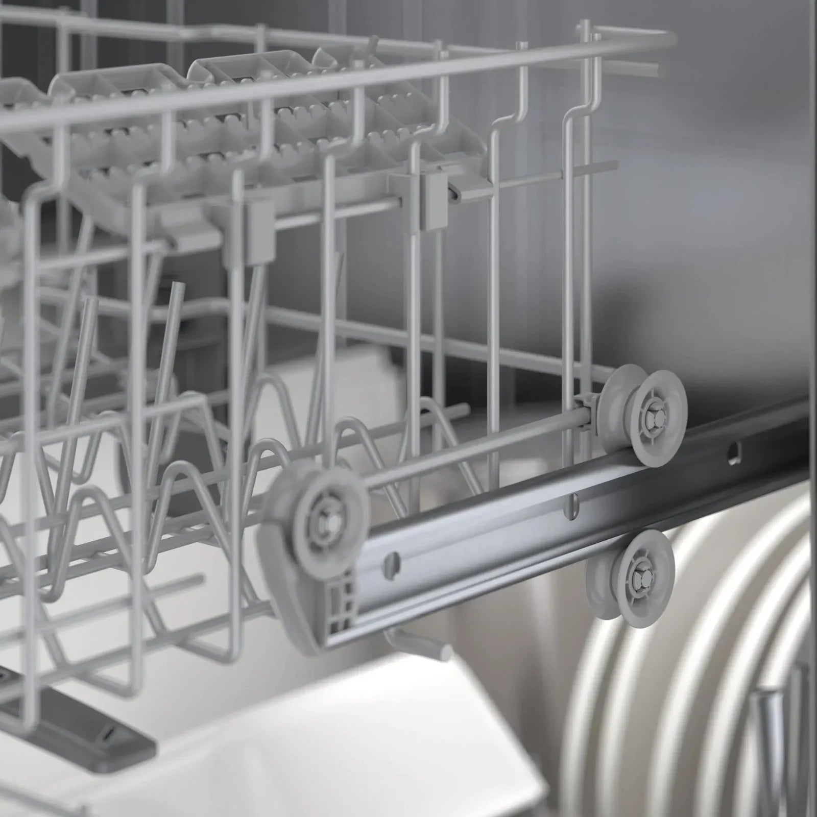 Bosch SHE3AEM5N 100 Series Dishwashers 24″ Stainless Steels