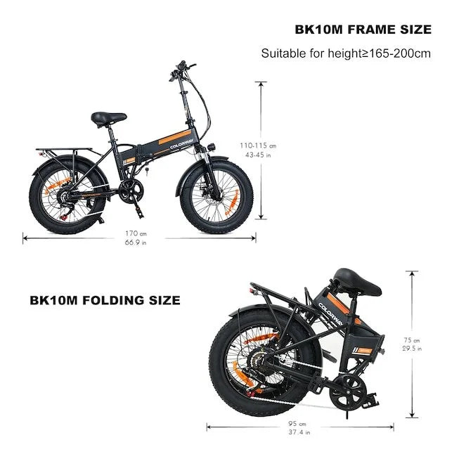 Colorway ORANGE Electric Bikes.