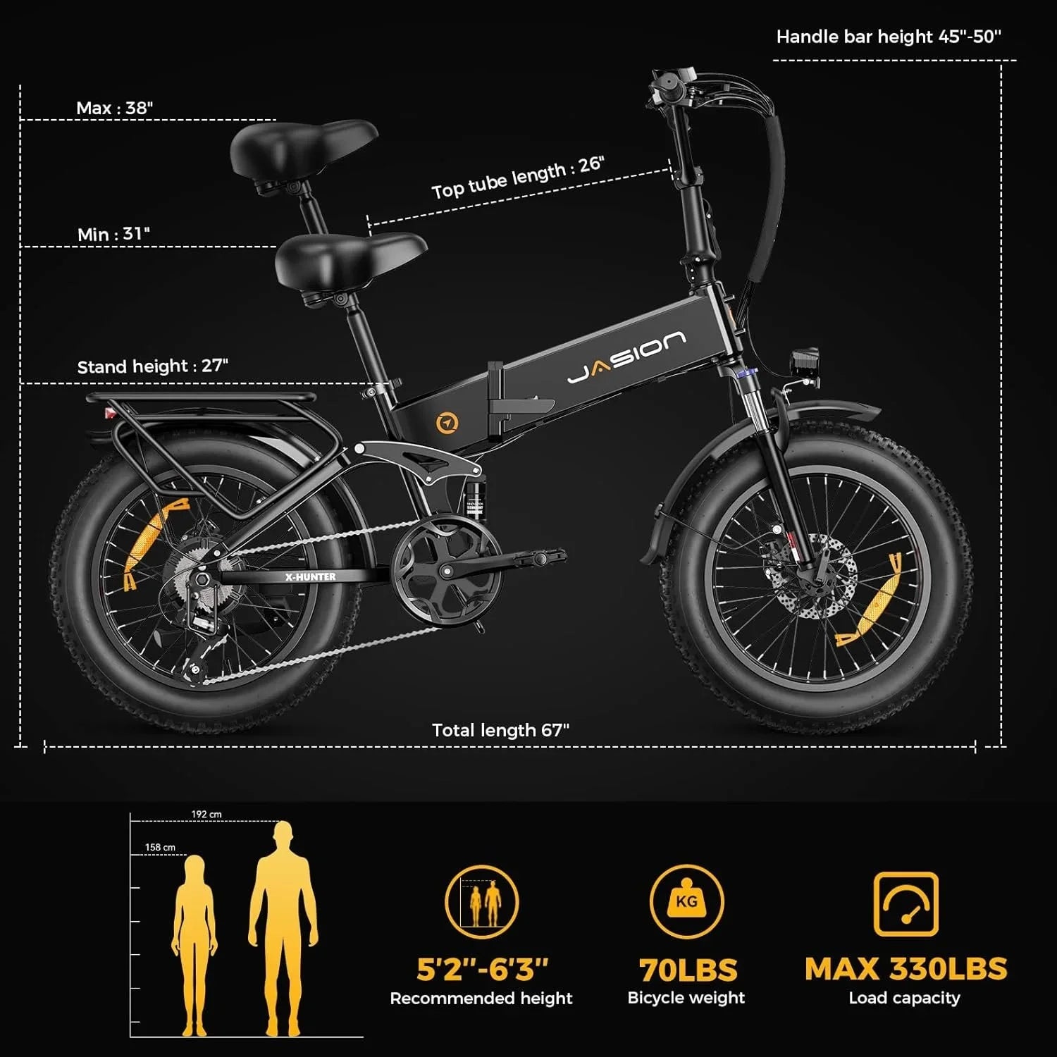 Peak Jasion X- Hunter Electric Bikes.