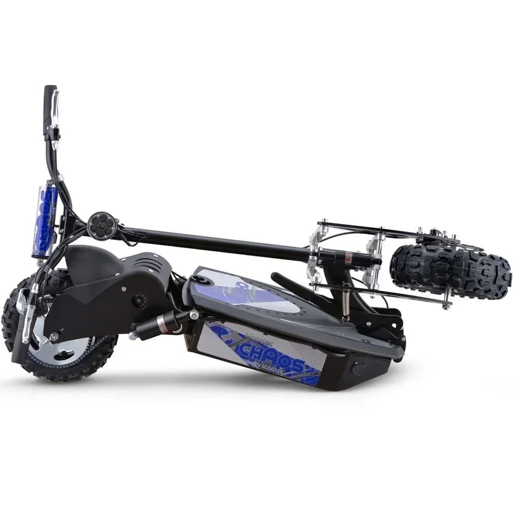 MotoTec Chaos 2000w 60v Lithium Electric Scooters Blacks