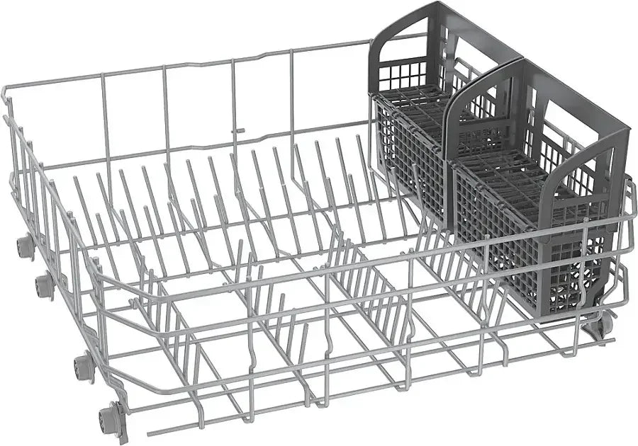 Bosch – 100 Series 24″ Front Control Smarts Built-In Hybrid Tub Dishwashers with PureDry, 50 dBA – Stainless Steel